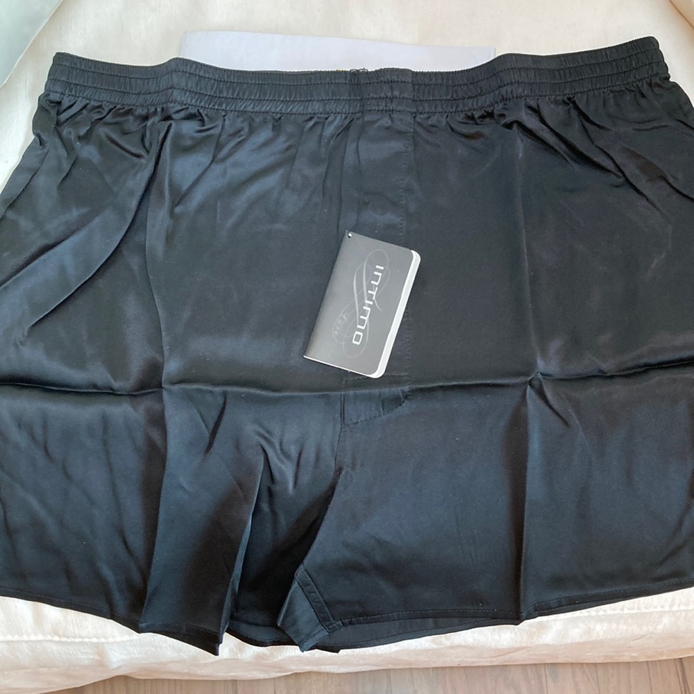 Silk men’s boxers - new with tags - black